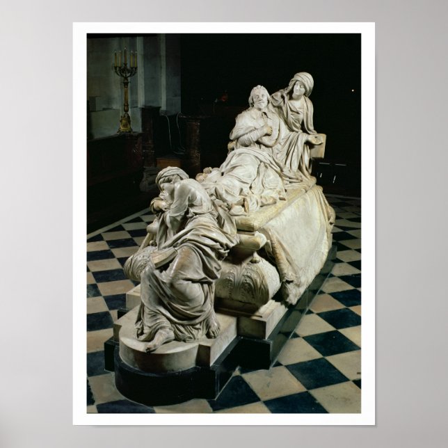 Grabdenkmal an Armand-Jean du Plessis, Cardin Poster (Vorne)