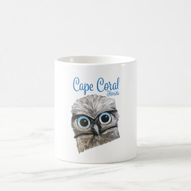 Graben der Eulen-Grafik Kaffeetasse (Mittel)