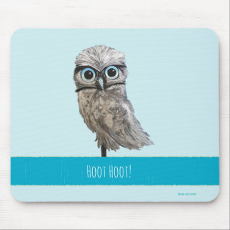 Graben der Eulen-Malerei Mousepad