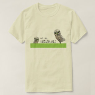 Graben von Eulen-Kunst T-Shirt