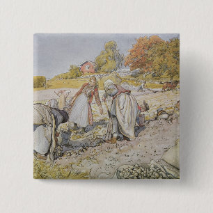 Grabende Potatoes, 1905 Button