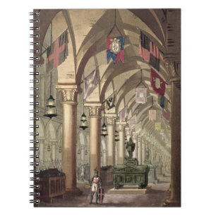 Gräber der Ritter Templar, c.1820-39 (Aquatinta) Notizblock