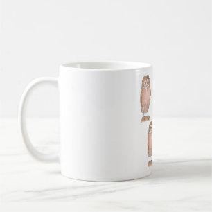 Grabkauz-Vogel-Kunstmuster Kaffeetasse