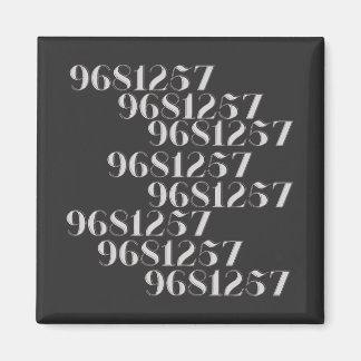 Grabovoi 9681257 Zahlen Magnet