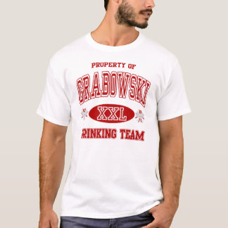 Grabowski Polnisch-trinkendes Teamt-shirt T-Shirt