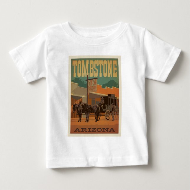 Grabstein, Arizona Baby T-shirt (Vorderseite)