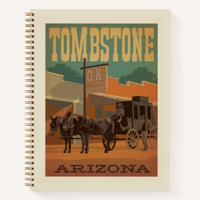 Grabstein, Arizona Notizbuch (Vorderseite)