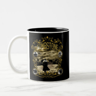 Grabstein Arizona Stadt Zweifarbige Tasse