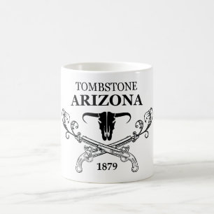 Grabstein-Arizonawilde Westkaffeetasse Kaffeetasse