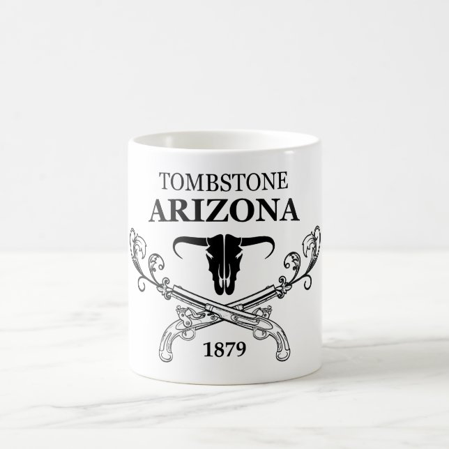 Grabstein-Arizonawilde Westkaffeetasse Kaffeetasse (Mittel)