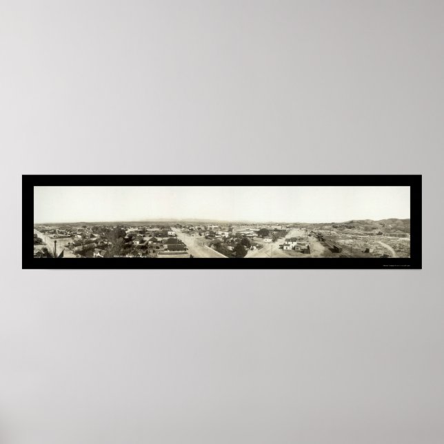 Grabstein, AZ Foto 1909 Poster (Vorne)