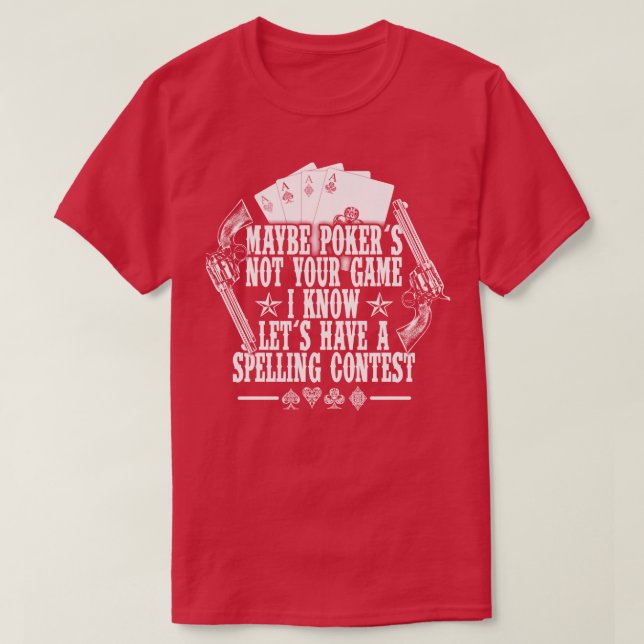 Grabstein Doc Holiday Vielleicht Poker nicht Ihr S T-Shirt (Design vorne)