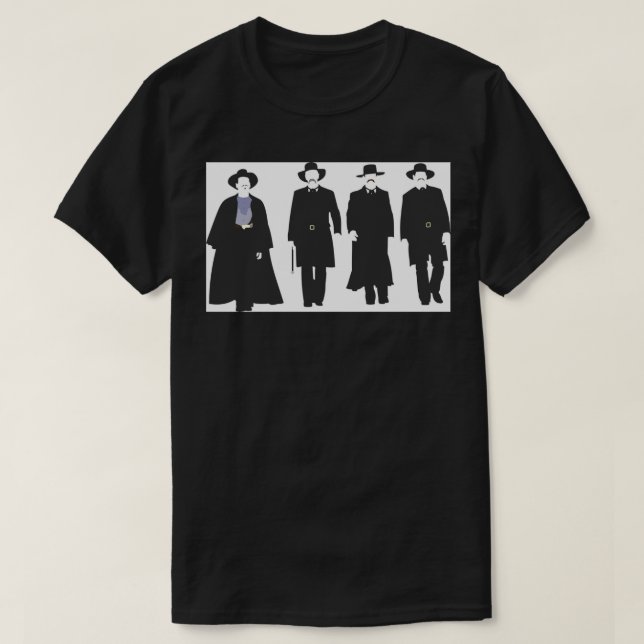Grabstein Gerechtigkeit kommt Gerahmte Kunst Print T-Shirt (Design vorne)