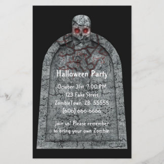 Grabstein - Halloween-Flyer Flyer