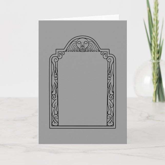 Grabstein Karte (Vorderseite)