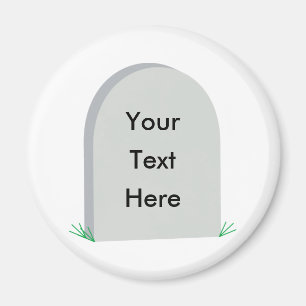 Grabstein-Kühlschrankmagnet Magnet