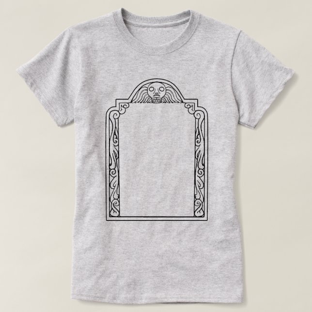 Grabstein T-Shirt (Design vorne)