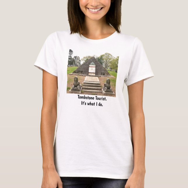 Grabstein Tourist T-Shirt (Vorderseite)
