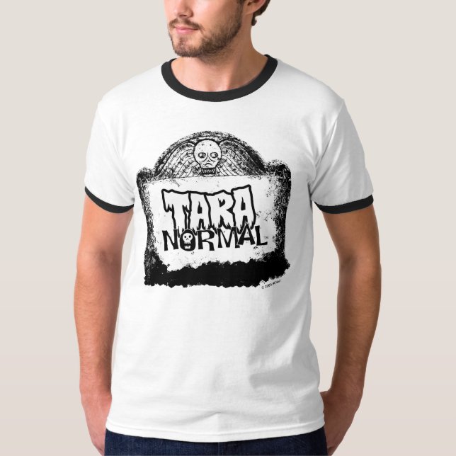 Grabstein-Wecker-T - Shirt Taras normaler (Vorderseite)