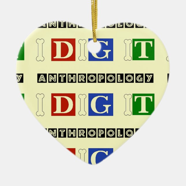 Grabung der Anthropologie-I es Keramik Ornament (Vorne)