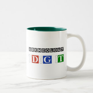 Grabung der Archäologie-I es Zweifarbige Tasse