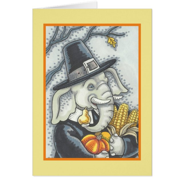 GRÂCE À L'ÉLÉPHANT ÉLÉPHANT, LA CARTE DE SALUTAGE  (Devant)