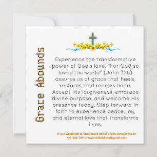 Grace Abounds Witness Card