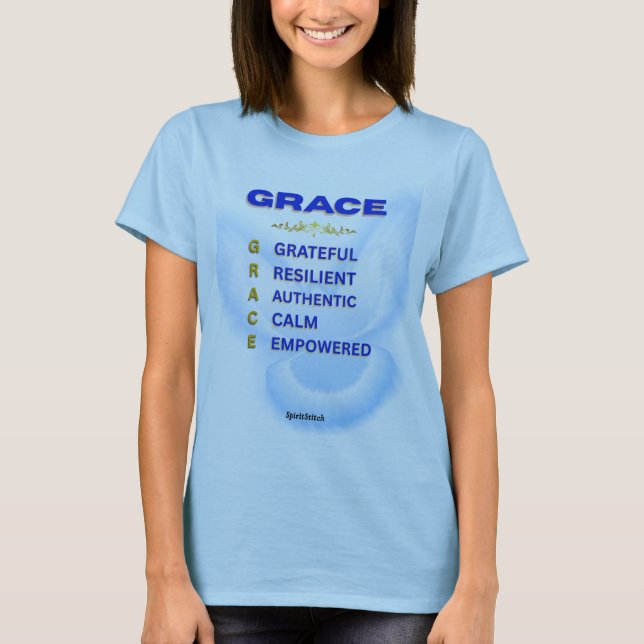 GRACE Acronyme T-shirt féminin Inspirational (Devant)
