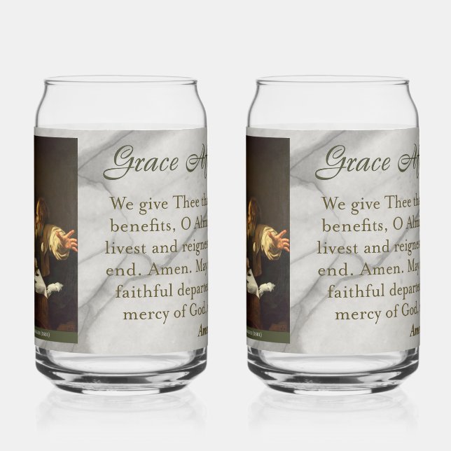 Grace After Meals Prayer (Gauche)