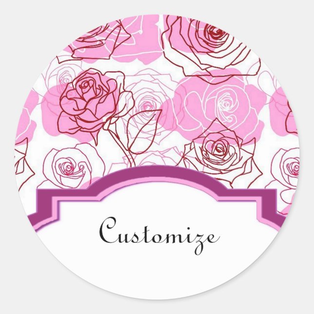 Grace & Apprecision Roses Sticker (Vorderseite)