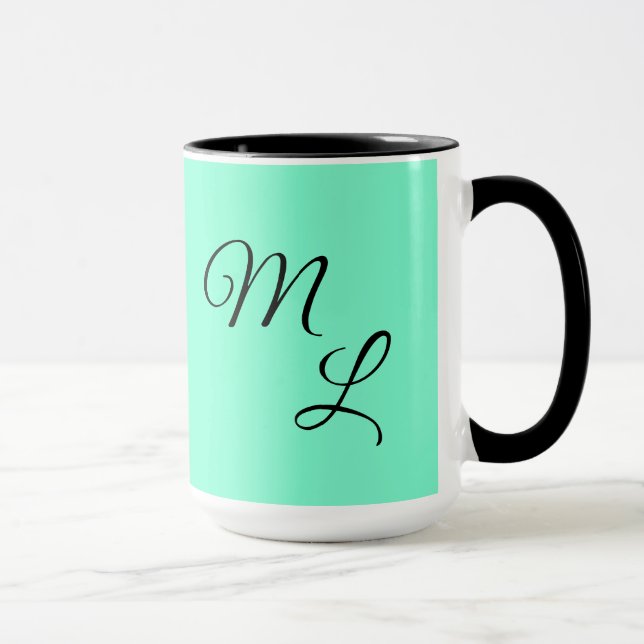 Grace auf einem Minzgrün Tasse (Rechts)