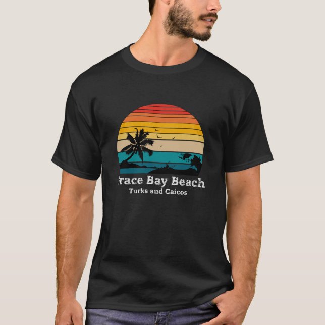 Grace Bay Beach Providenciales - Turks und Caicos T-Shirt (Vorderseite)