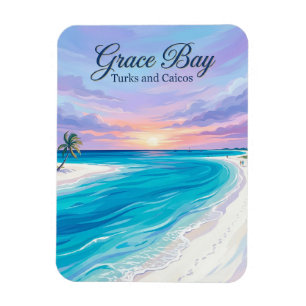 Grace Bay Turks- und Caicosinseln Magnet