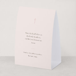 Grace Blush religiöses Gebet- und Segens-Tischschi Tischaufsteller