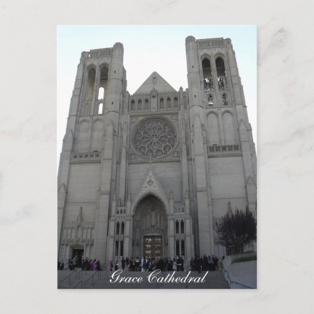 Grace Cathedral Postkarte (Vorderseite)