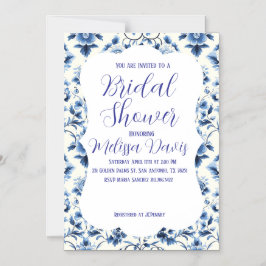 Grace Chinoiserie Bridal Shower Invitation Magneteinladung