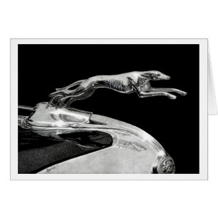 "Grâce chromée" - Ornement de la Hood Greyhound