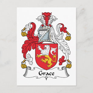 Grace Familienwappen Postkarte