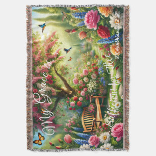 Grace Floral Garden Wurfdecke Decke