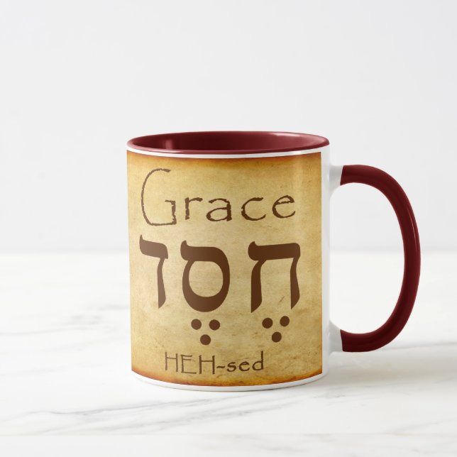 GRACE HEBREW MUG (Droite)