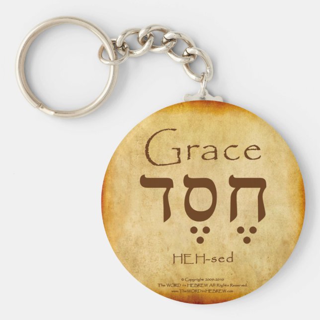 GRACE HEBREW SCHLÜSSELANHÄNGER (Vorne)