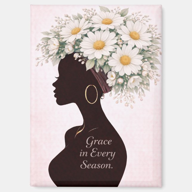 Grace in Every Season Inspirational Magnet  (Vorderseite)
