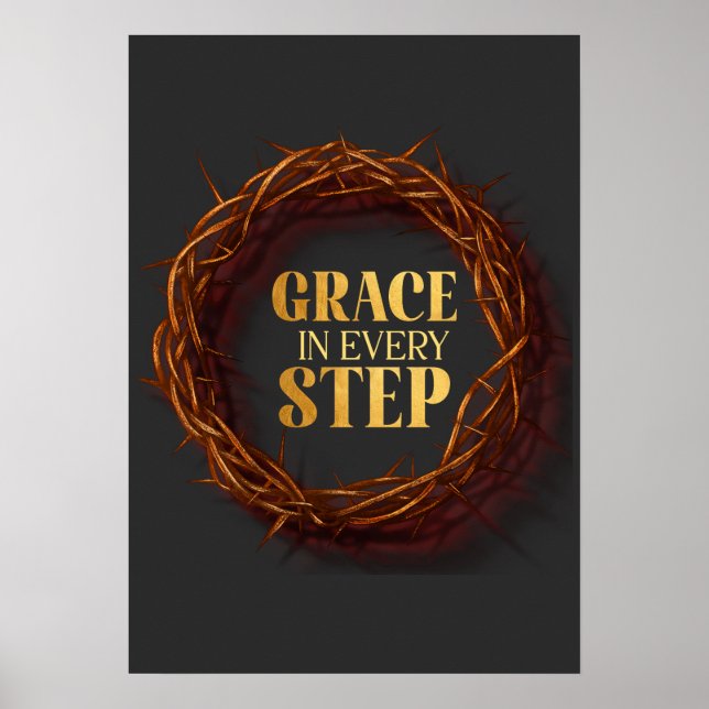 Grace in Every Step Poster (Vorne)
