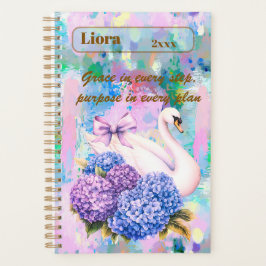 Grace in Every Step" - Swan Inspirant personnalisé
