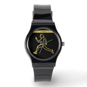 Grace in Motion: Die Silhouette der Geschwindigkei Armbanduhr