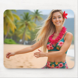 Grace in Motion: Helenas Strandtanz Mousepad