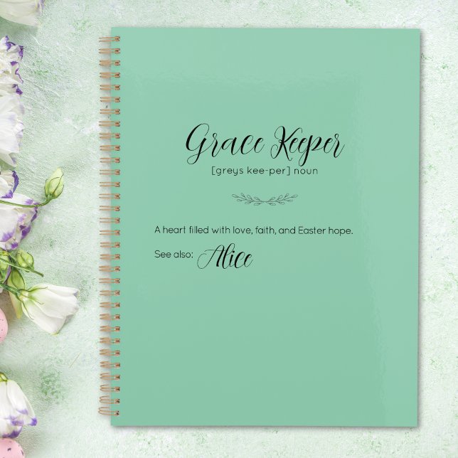 Grace Keeper Personalisiert Osterplaner Planer (Grace Keeper Personalized Easter Planner)