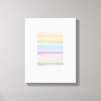 Grace Lyrique Extraordinaire Arc-en-ciel en toile