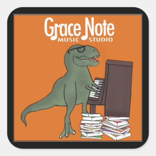Grace Note Dinosaur Stickers