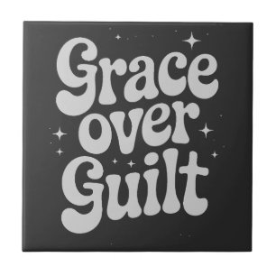 Grace Over Guilt Keramik Tile Fliese